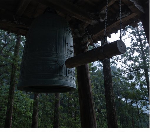 永平寺の梵鐘と撞木
